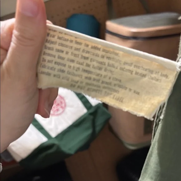 Men's Olive Green Military Jacket - Picture 8 of 9